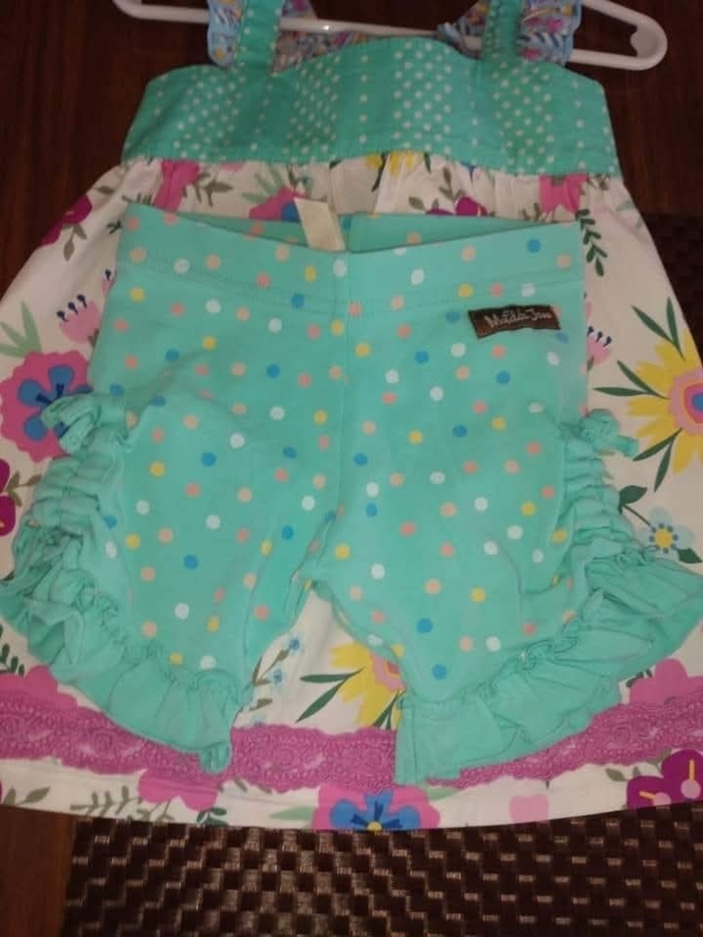 Matilda Jane Floral Imagination Tunic And Sprinkle Candy Shorties